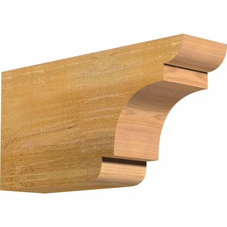 Ekena Millwork New Brighton Rough Sawn Rafter Tail, Western Red Cedar, 4"W x 8"H x 16"L RFT04X08X16NEB00RWR